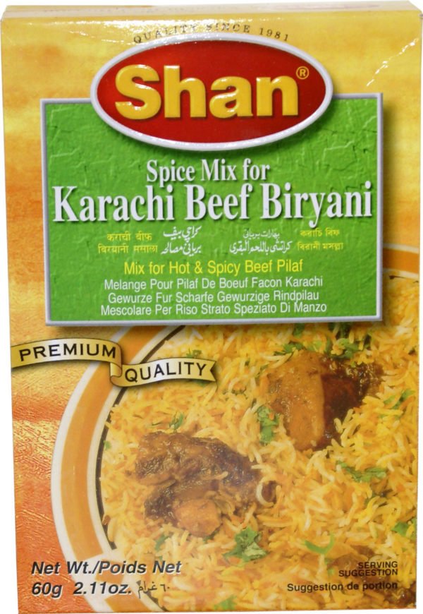 Shan Karachi Beef Biryani / Biryani Daging Karachi Shan / করাচি বিফ বিরিয়ানী মশলা