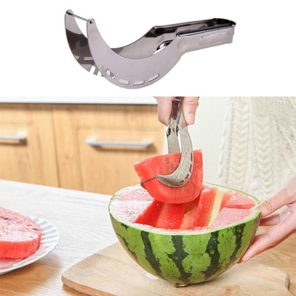 Stainless Steel Watermelon Slicer / Pemotong Tembikai Keluli Tahan Karat