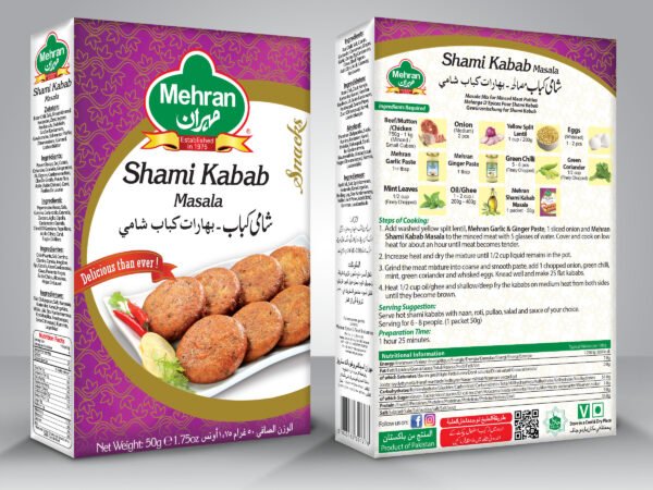 Mehran Shami Kabab Masala 50g Pack