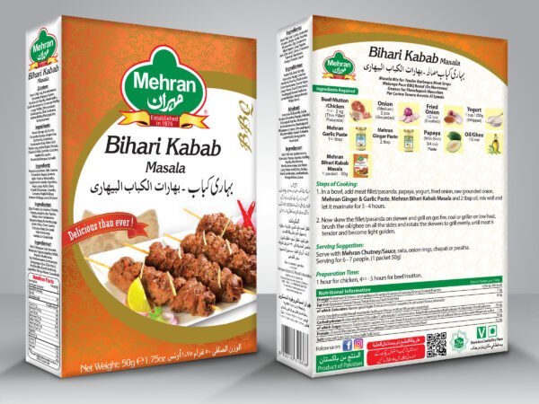 Mehran Bihari Kabab 50g Pack