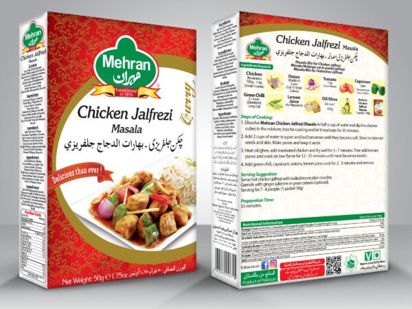 Mehran Chicken Jalfarezi Masala 50g Pack