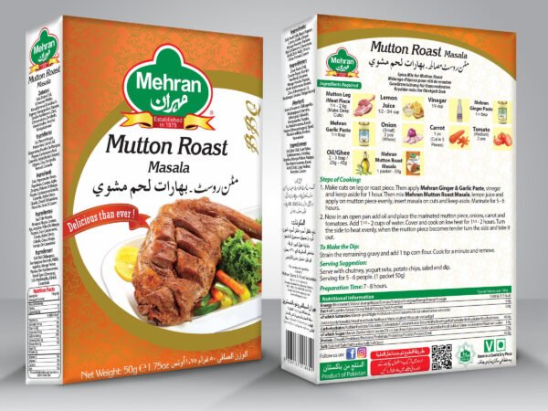 Mehran Mutton Roast Masala 50g Pack