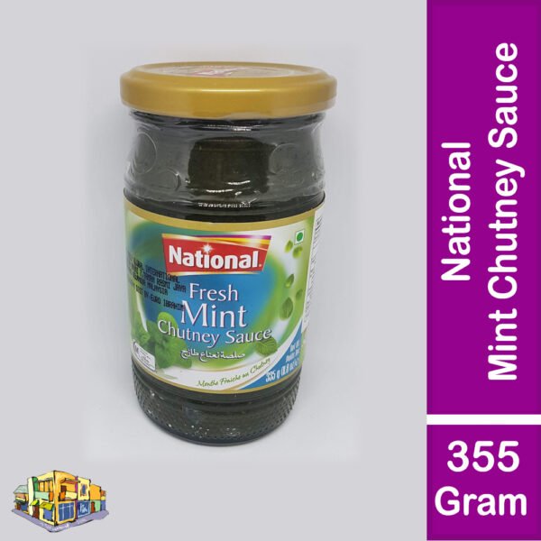 National Mint Chutney Sauce (355 Gram Bottle)