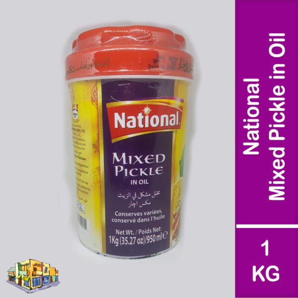 National Mixed Pickle in Oil 1 KG Pack