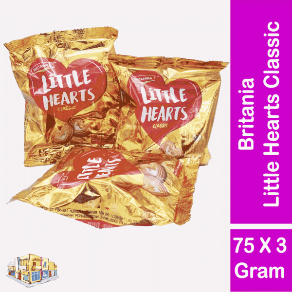 Britannia Little Hearts Classic 3 Pcs Set (75 Gram X 3)