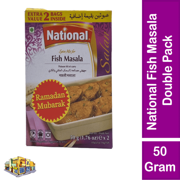 National Fish Masala Double Pack (50 X 2 Gram Pack)