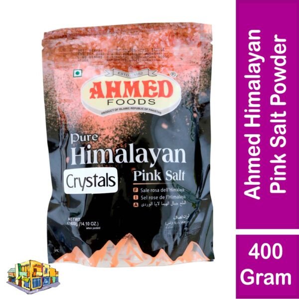 Ahmed Himalayan Pink Salt Powder 400 Gram Pack