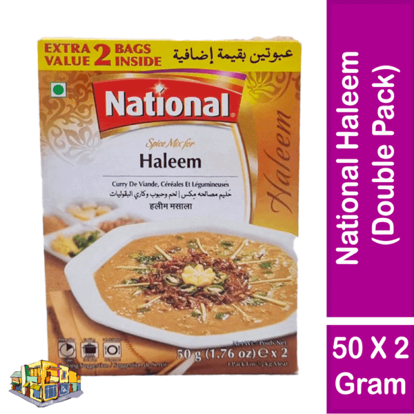 National Haleem Masala / Masala Haleem / হালিম মশলা Double (50+50=100 Gram) Pack