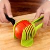 1Pc Handheld Tomato Onion Slicer Bread Clip Fruit Vegetable Cutting Lemon Shreadders Potato Apple Gadget Kitchen Accessories - Image 2