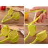 1Pc Handheld Tomato Onion Slicer Bread Clip Fruit Vegetable Cutting Lemon Shreadders Potato Apple Gadget Kitchen Accessories - Image 5