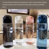 780ml Plastic Water Bottle for Drinking Transparent Portable Sport Tea Coffee Cup Kitchen Tools Kids Water Bottle for School - Image 3