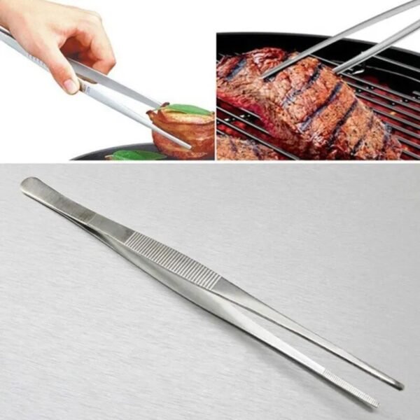 Kitchen,Dining Bar Cooking Utensils Food Barbecue Tongs Stainless Steel Churrasco Tweezers Clip Buffet BBQ Restaurant Tool New