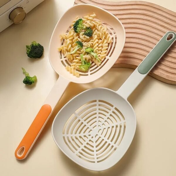 Leak Kitchen Pasta Spoon Fishing Dumplings Long Handle Food Grade High Temperature Resistant Spaghetti Large Funnel