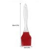 Oil Brush Silicone Barbecue Cooking Seasoning BBQ Brush with Handle Kitchen Baking Tool, Orange - Image 3