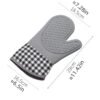 Single Oven Gloves Silicone Gloves High Temperature Resistant Anti-burn And Non-slip Kitchen Microwave Baking Dessert Tools - Image 6