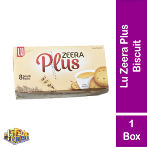 Lu Zeera Plus Biscuit – 8 Pieces | Crispy & Aromatic Jeera Delight