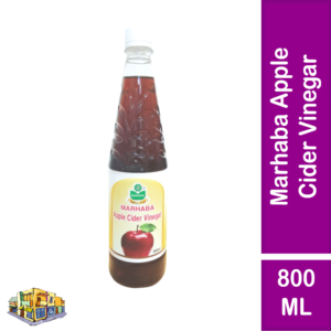 Marhaba Apple Cider Vinegar – 800ML | Raw, Unfiltered & With Mother for Health & Wellness